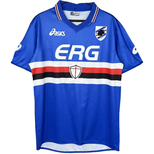 nuova prima divisione magliette sampdoria retro 2003-2004